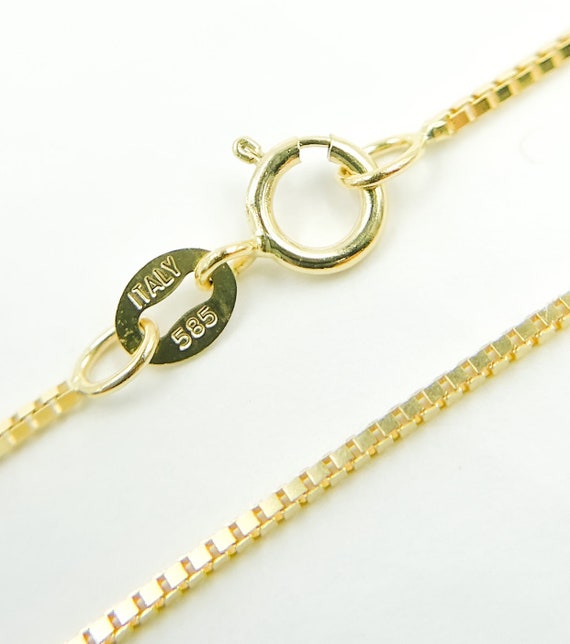 10pcs 16~30Inch Fashion Jewelry, Jewels 18K Golden Filled Necklaces Box Chains for Pendants Jewelry Making,Temu
