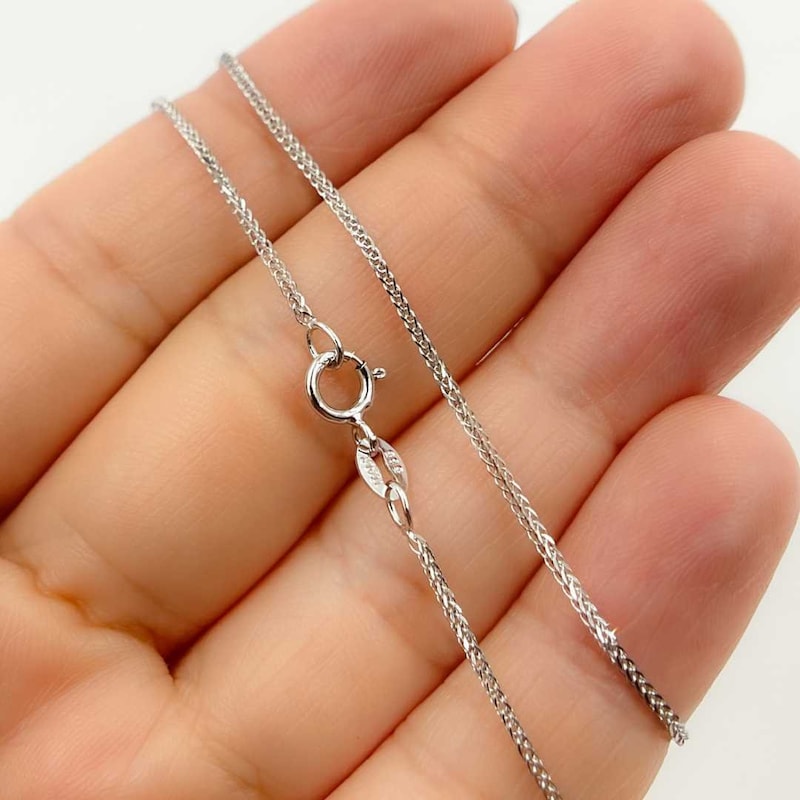 Le Tout Petites white gold chain sarong