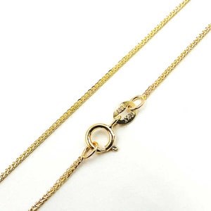Solid 14K Yellow Gold Rope Chain Necklace, Rope Gold Chain, Trending Gold Chain, Rope Gold 14K, Unisex Chain. 018SP3T4BDB