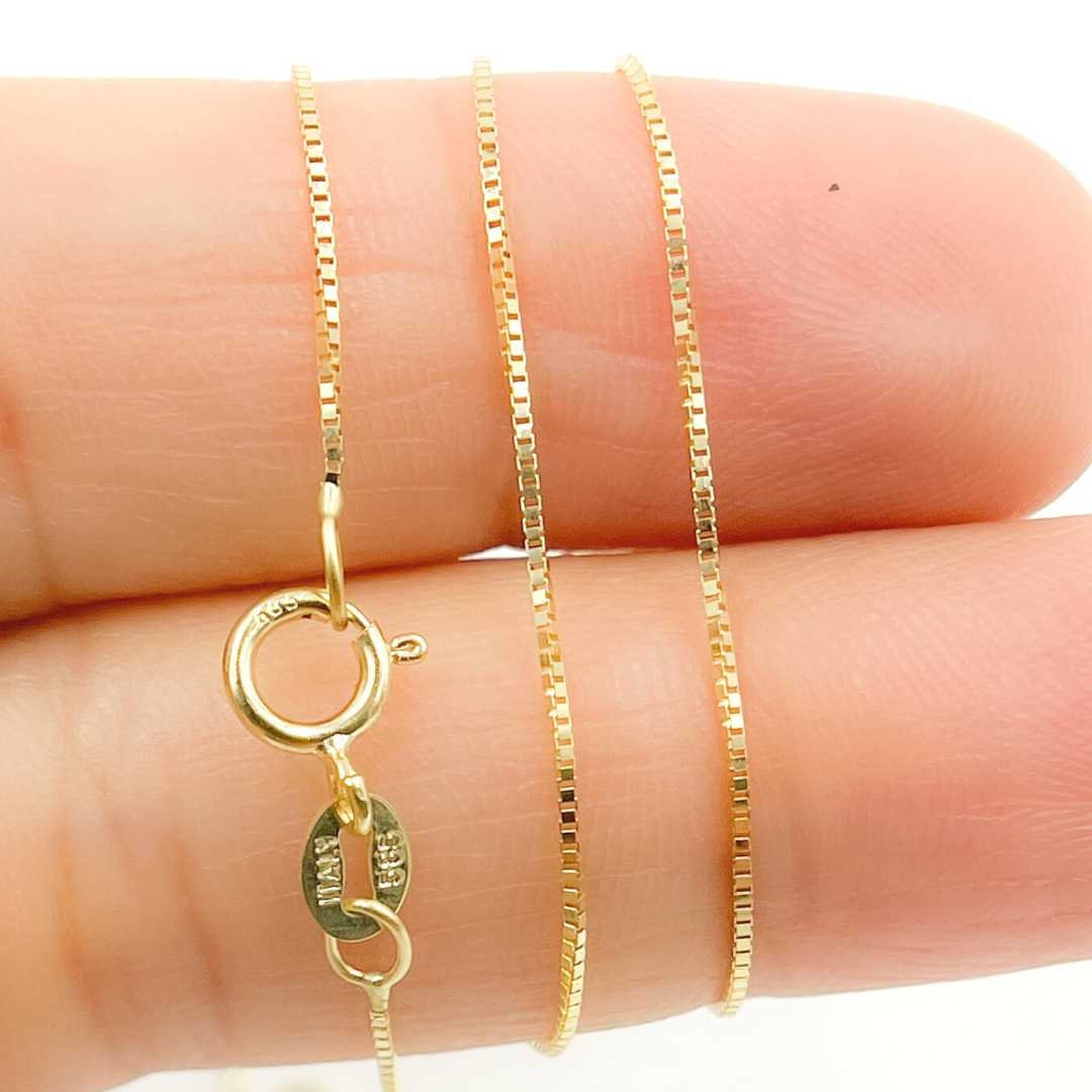 14k Real Gold Chain Necklace, 16, 18 & 20 Inches, Real 14K Yellow Gold