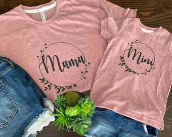 Mama and Mini Shirt Set