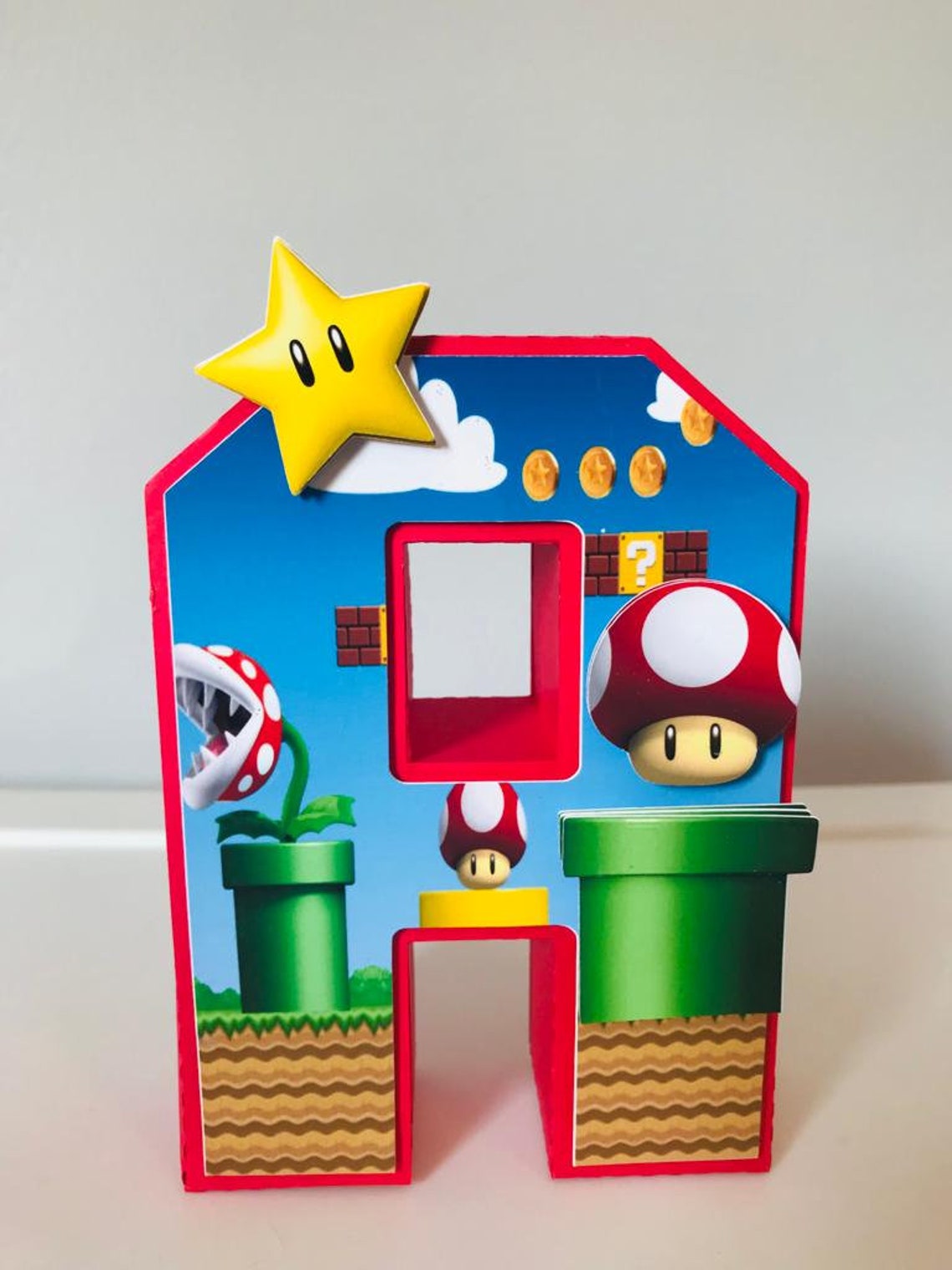 3D Letter for Mario Bros Theme Party Decoration Etsy