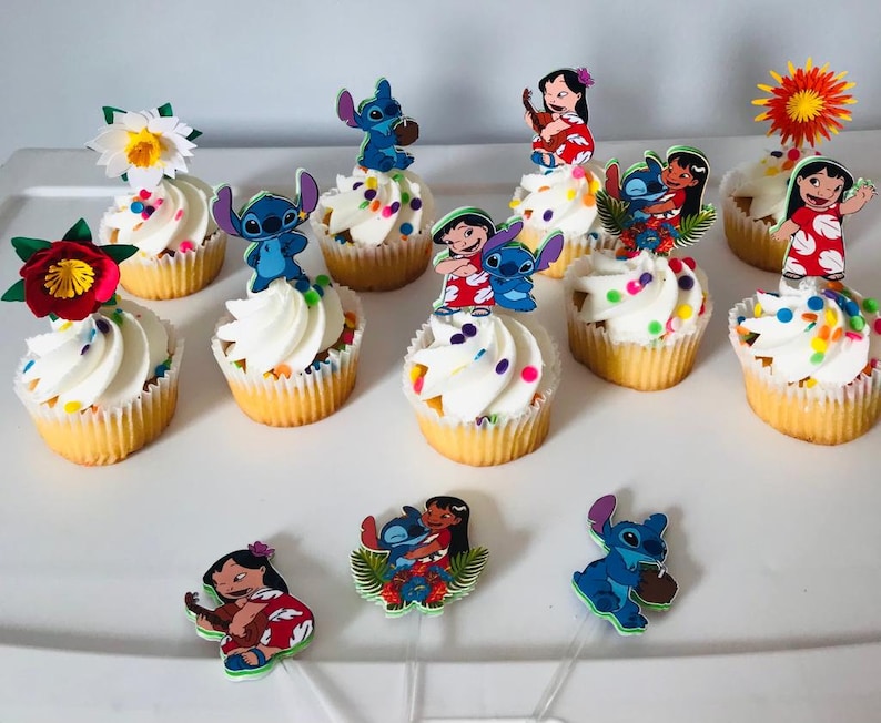 Lilo And Stitch Cupcake Top Lilo And Stitch Birthday Lilo Etsy Il 794xN.4343613524 Bjg7