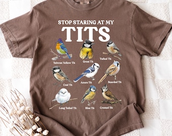 Camiseta de carbonero copetudo Y2K, camiseta de observación de aves, camiseta con gráficos vintage de los 90, regalo para amantes de las aves