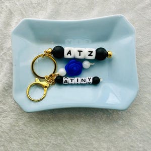 ATZ, Atiny , Ateez  KPop Chunky Silicone Bead Keychain Bag Charm  KPop fandom