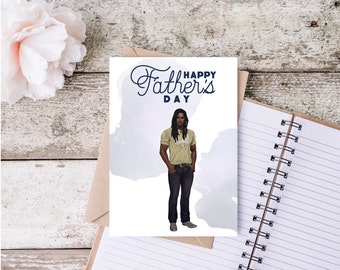Father's Day | African American | Greeting Card | Black Man