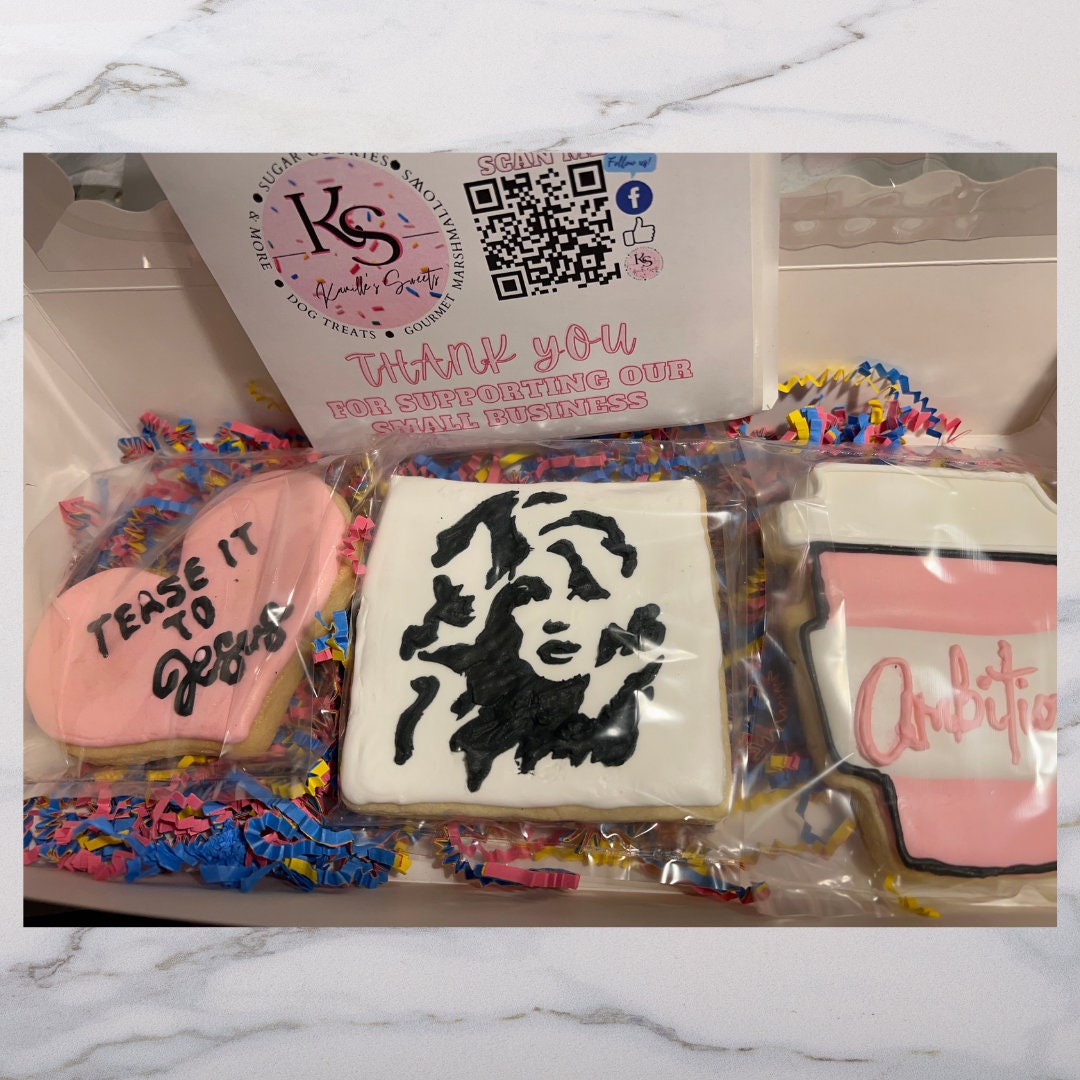 Dolly Parton Sugar Cookies Royal Icing Cookies Dolly Custom Etsy