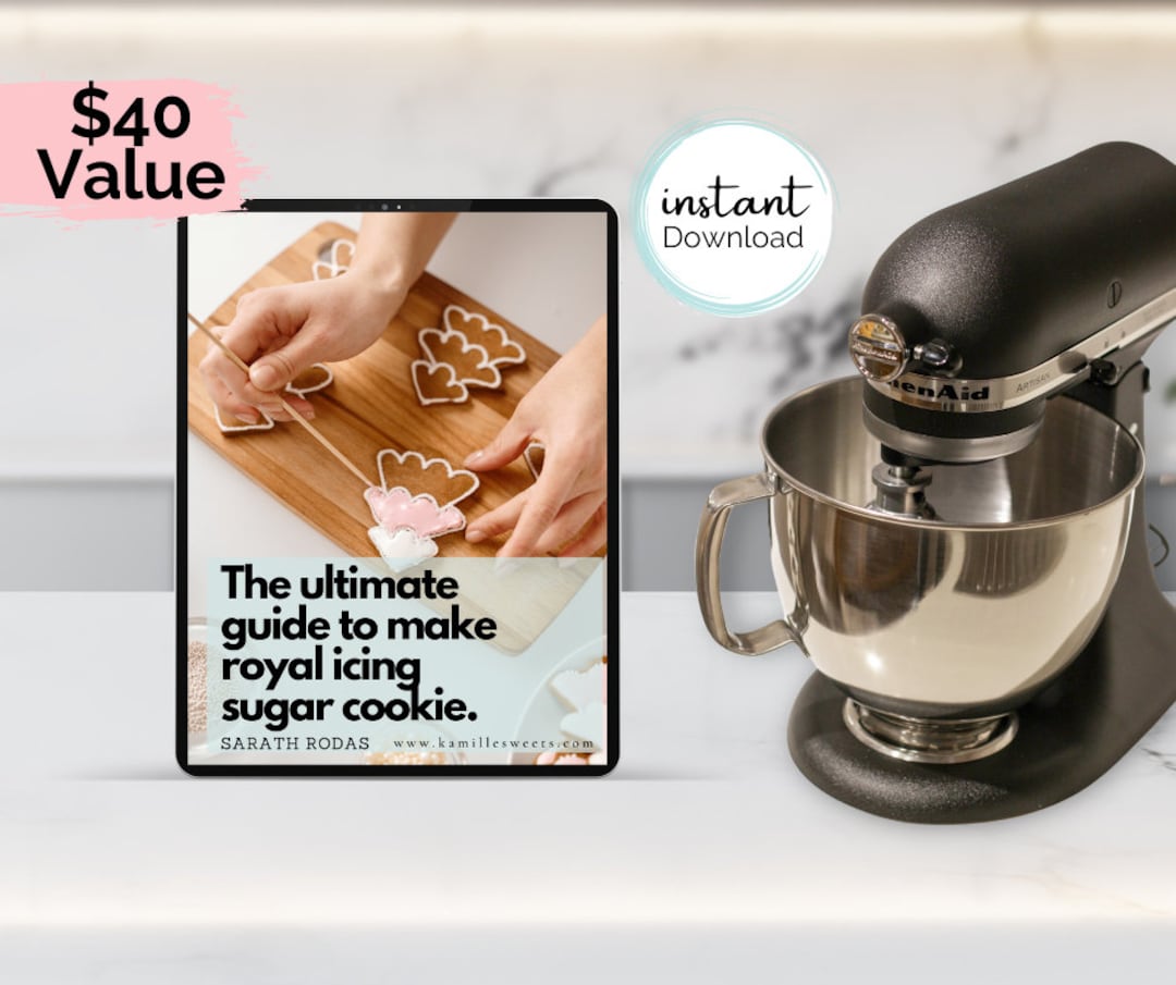 The Ultimate Guide to Make Royal Icing Sugar Cookie Ebook Etsy