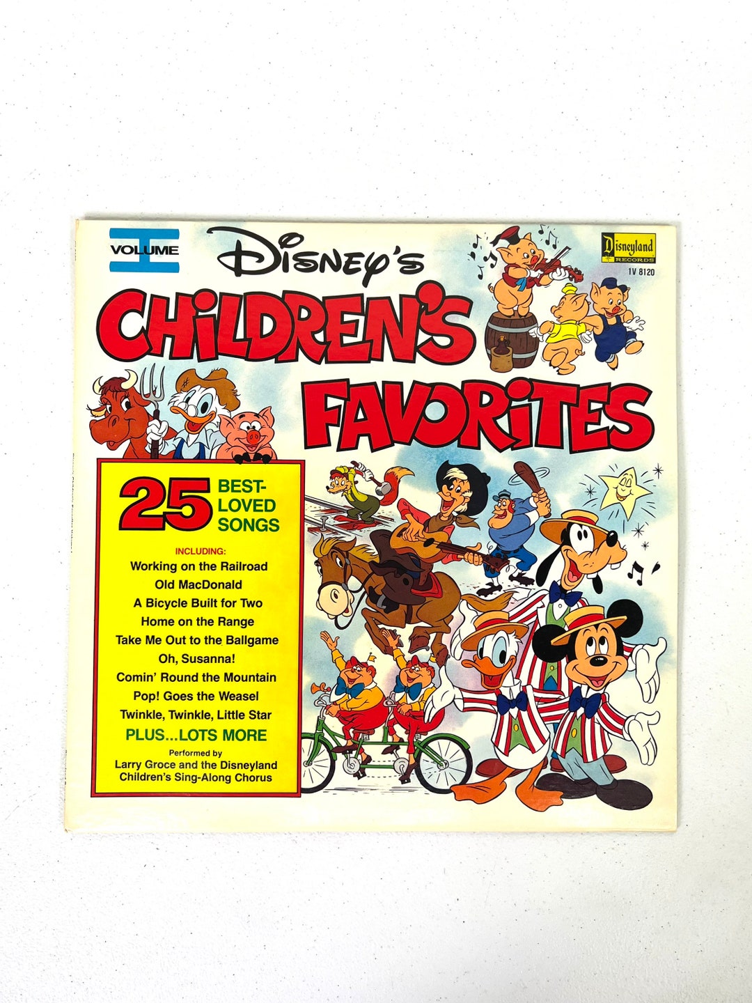 Vintage 1970s Vinyl Record Disneys Childrens Favorites Volume I One 1