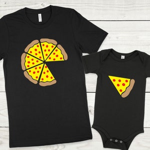 Pizza Slice Matching Family Shirts, Father and Son Matching Shirts, Daddy Daughter Shirts, Father and Daughter Shirts, New Baby Gift, Pizza