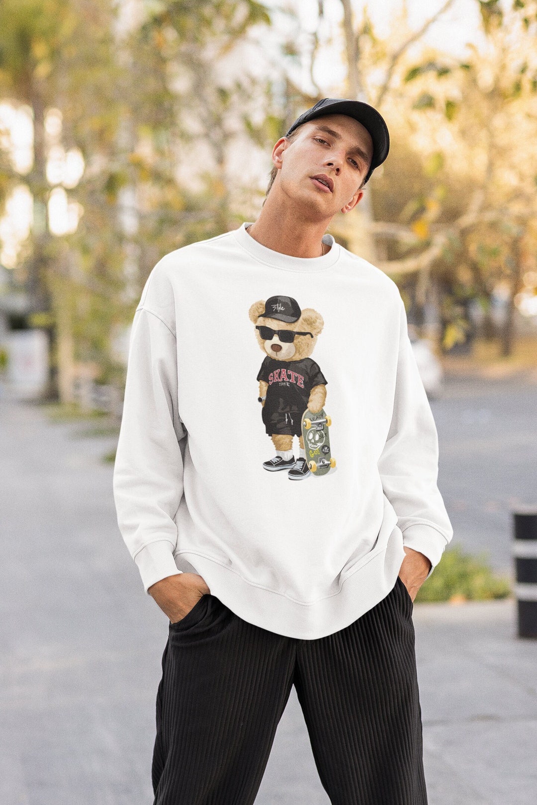 【LMC】 SLEIGH RIDING BEARS SWEATSHIRT SLEIGH RIDING BEARS SWEATSHIRT black - LMC | 엘엠씨