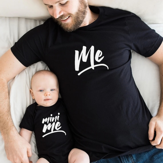 Matching Me and Mini Me Shirts, Daddy and Baby, T-shirts for Dad, Matching  Dad and Daughter, Matching Dad and Son , Christmas Gifts New Dad 