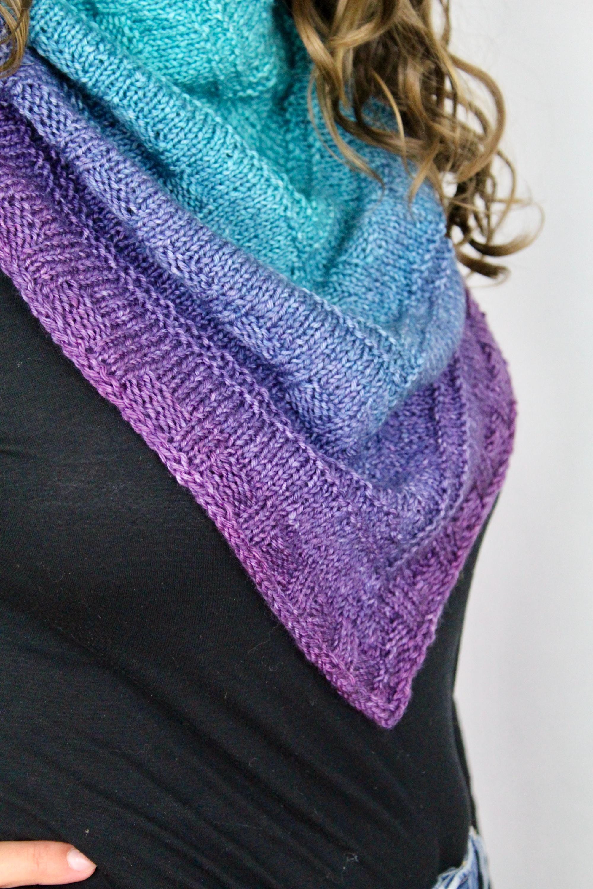 KNITTING PATTERN | Easy Knit Cowl for Beginners | Single Skein Sport or ...