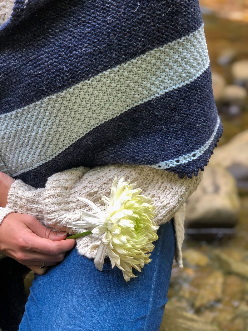 garter stitch shawl