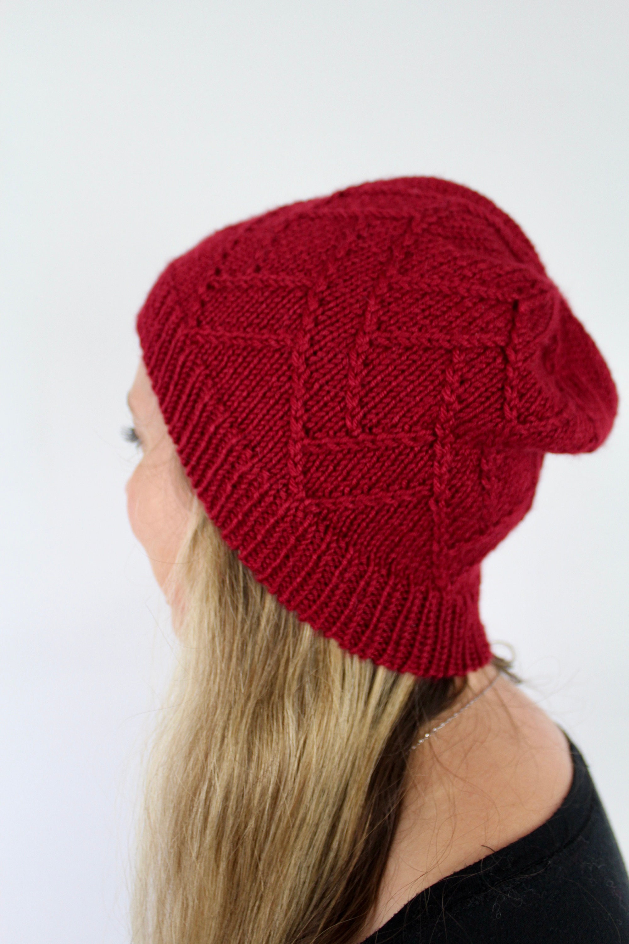KNITTING PATTERN Beginner Friendly Knit Hat Pattern With Simple Cables ...