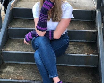 3-PATTERN Knitting Bundle | Desert Sage Beanie Hat, Fingerless Mitts, Ankle Socks Patterns | Beginner Knit Pattern | Quick Gift Knits