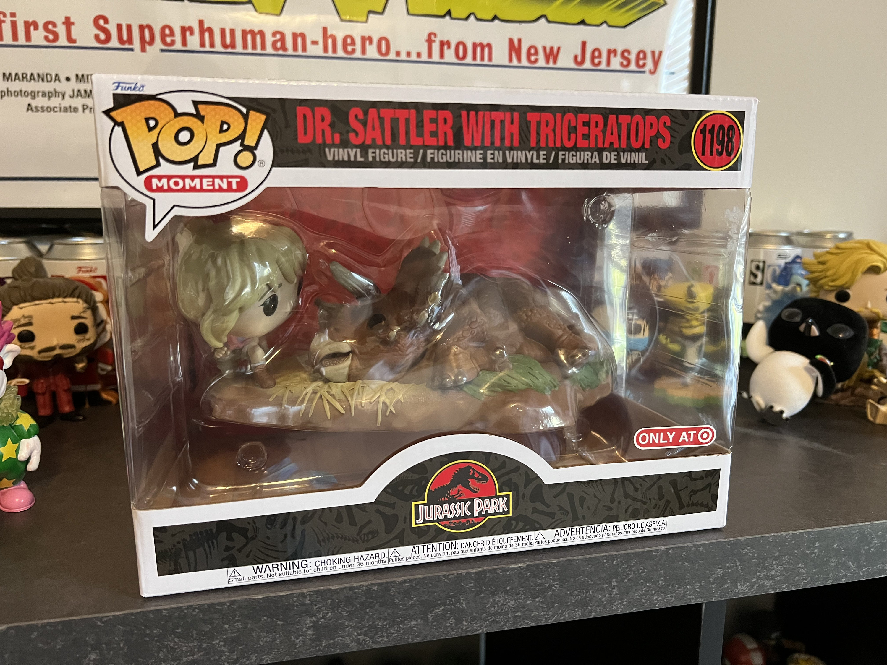 ファンコ ポップ 『ジュラシック・パーク』 サトラー博士 w/トリケラトプス USA直輸入】POP! ジュラシックパーク エリー サトラー 博士