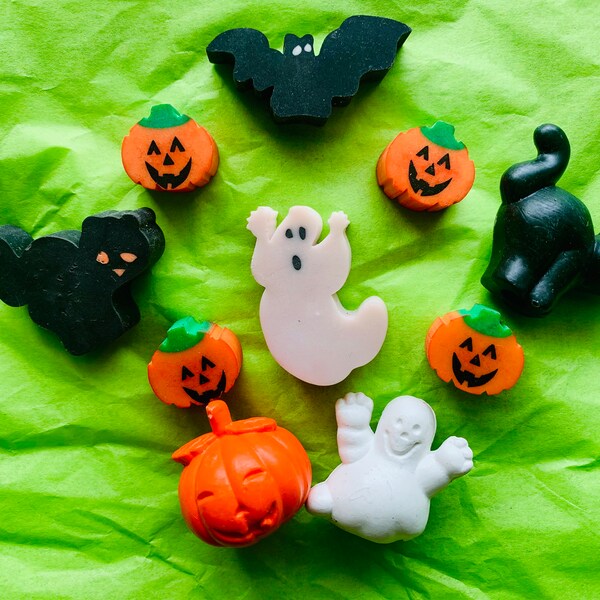 Vintage Halloween Erasers