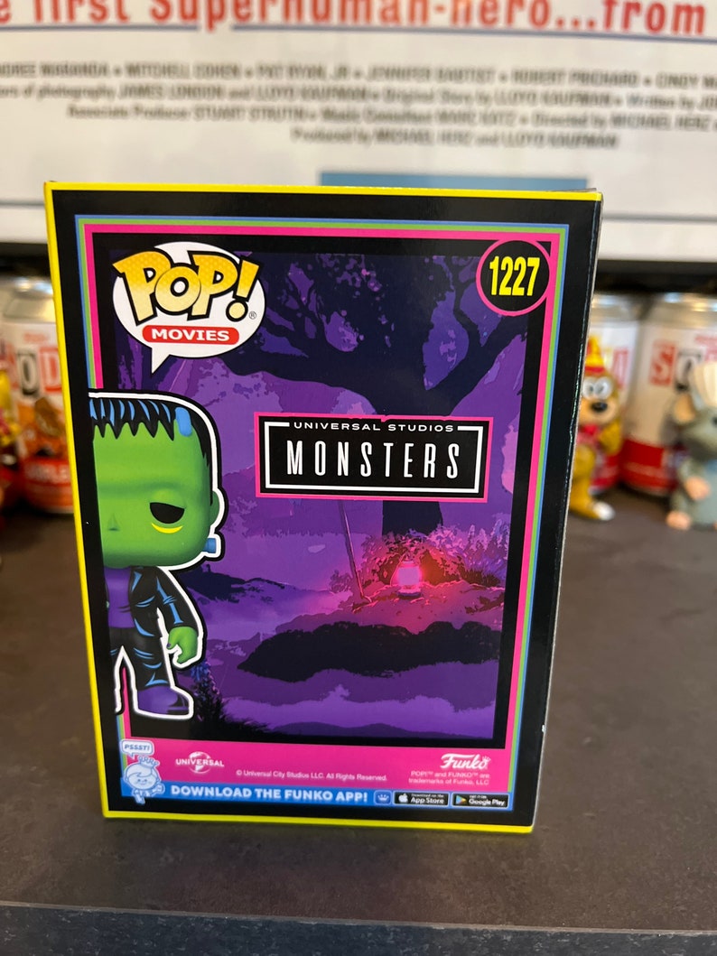 Funko Pop Frankenstein Black Light Walgreen's Exclusive Etsy