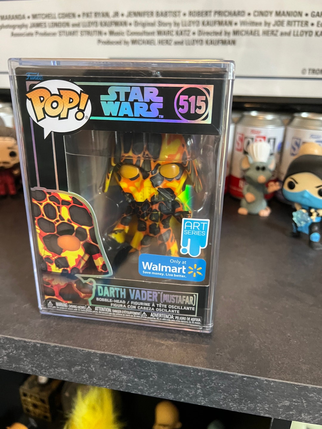Funko Pop Star Wars Art Series Darth Vader Mustafar #515