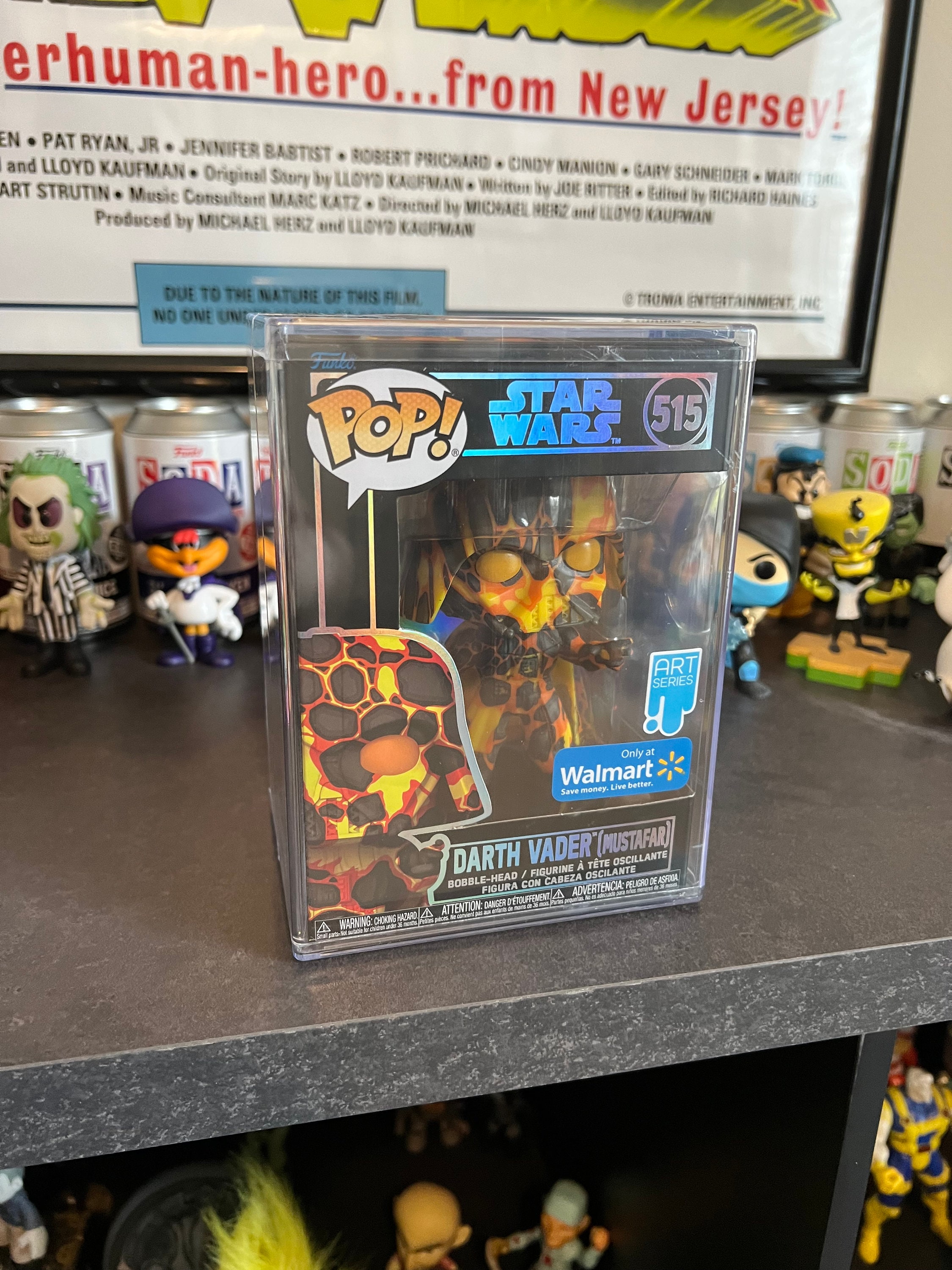 Funko Pop Star Wars Art Series Darth Vader Mustafar #515