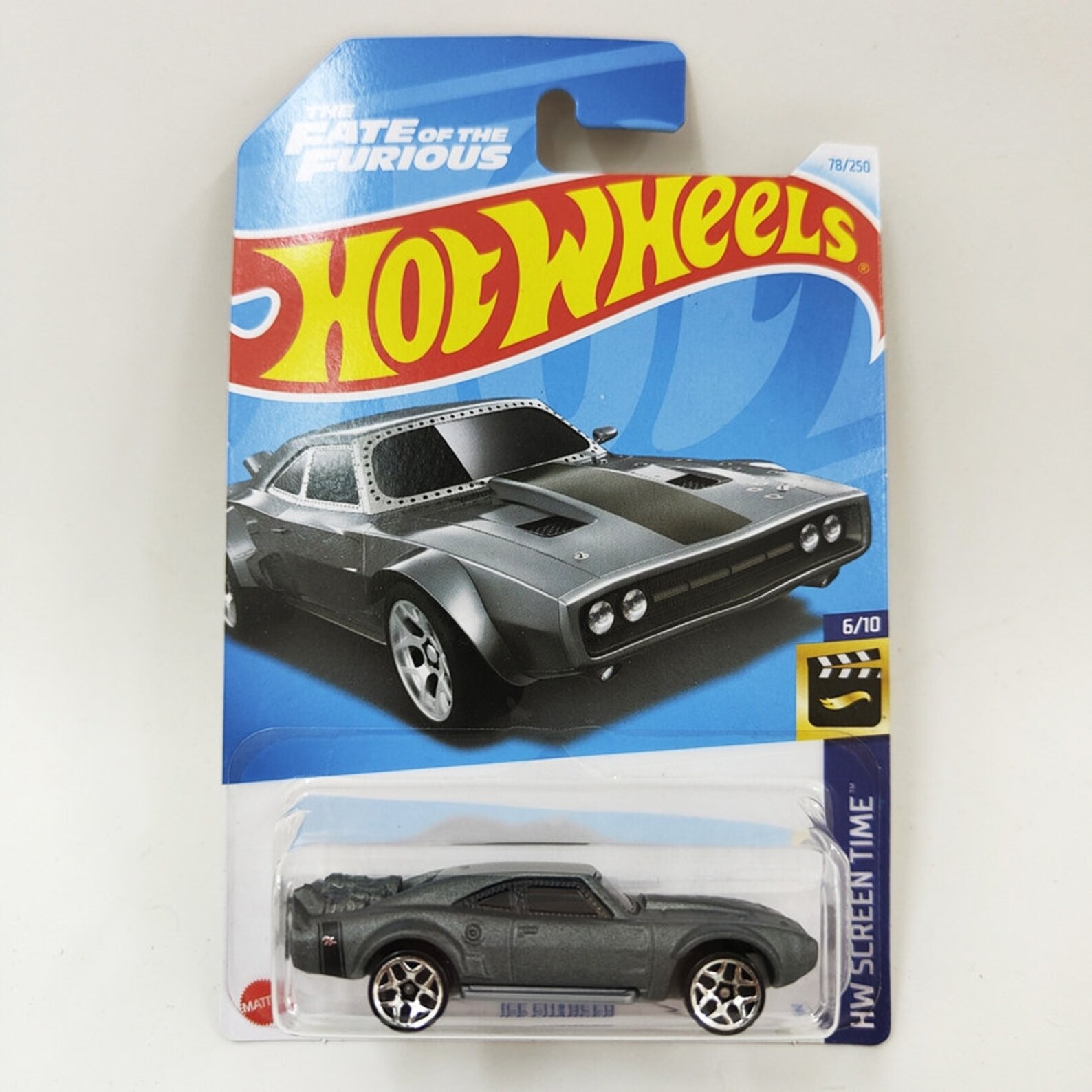 2024 Hot Wheels D Case Ice Charger, Fast & Furious Screen Time, Diecast Toy Car, Collector's