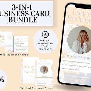 Uniek visitekaartje | Bedrijf te koop | Visitekaartjesbundel en sjabloon voor digitale visitekaartjes | Canva-sjablonen | Vastgoedmarketing