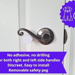 Pet proof for door handles / lever door handle (cat or dog)