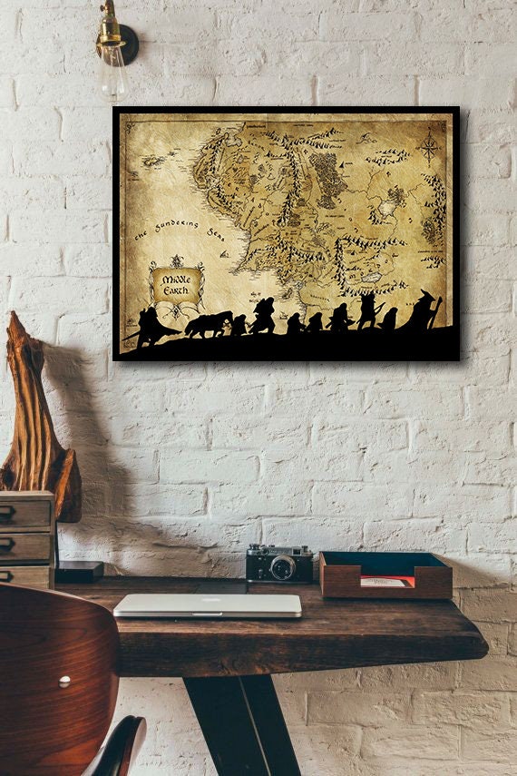 Lord of the Rings Poster - Digital Download - Printable Art - Wall Art ...