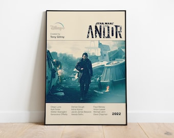 Andor | One Way Out | Poster Minimalist Movie Poster | Vintage Retro Art Print | Custom Poster | Wall Art Print | Home decor | Star Wars