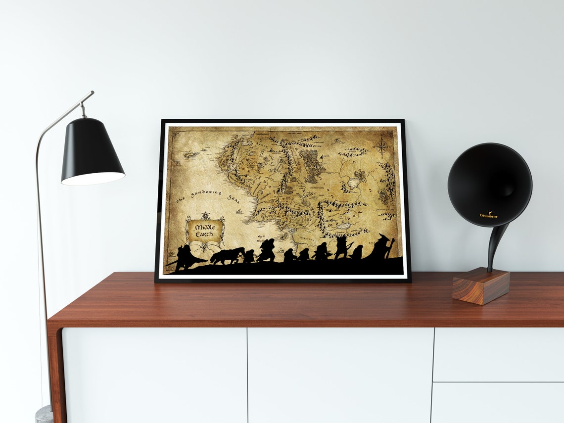 Lord of the Rings Poster - Digital Download - Printable Art - Wall Art ...