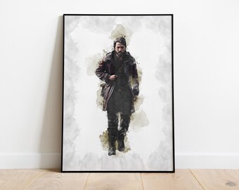 POSTER DI CASSIAN ANDOR - Poster di Star Wars - Download digitale - Stampa digitale - Stampa di Star Wars - Arte ad acquerello - Arte stampabile