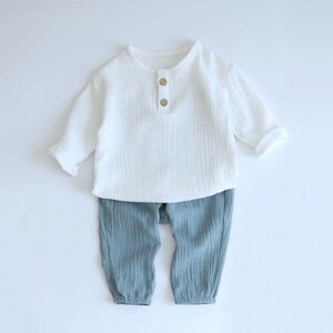 Organic Cotton Baby Clothes Set Baby Long Sleeve Shirt - Etsy