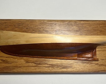 half-hull sailboat model
