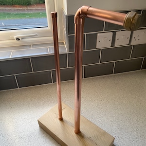Toilet roll holder, copper, quality bathroom furniture