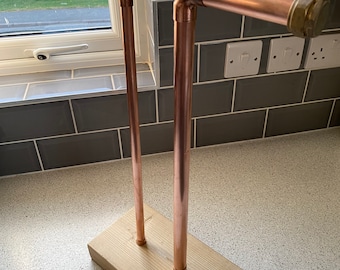 Toilet roll holder, copper, quality bathroom furniture