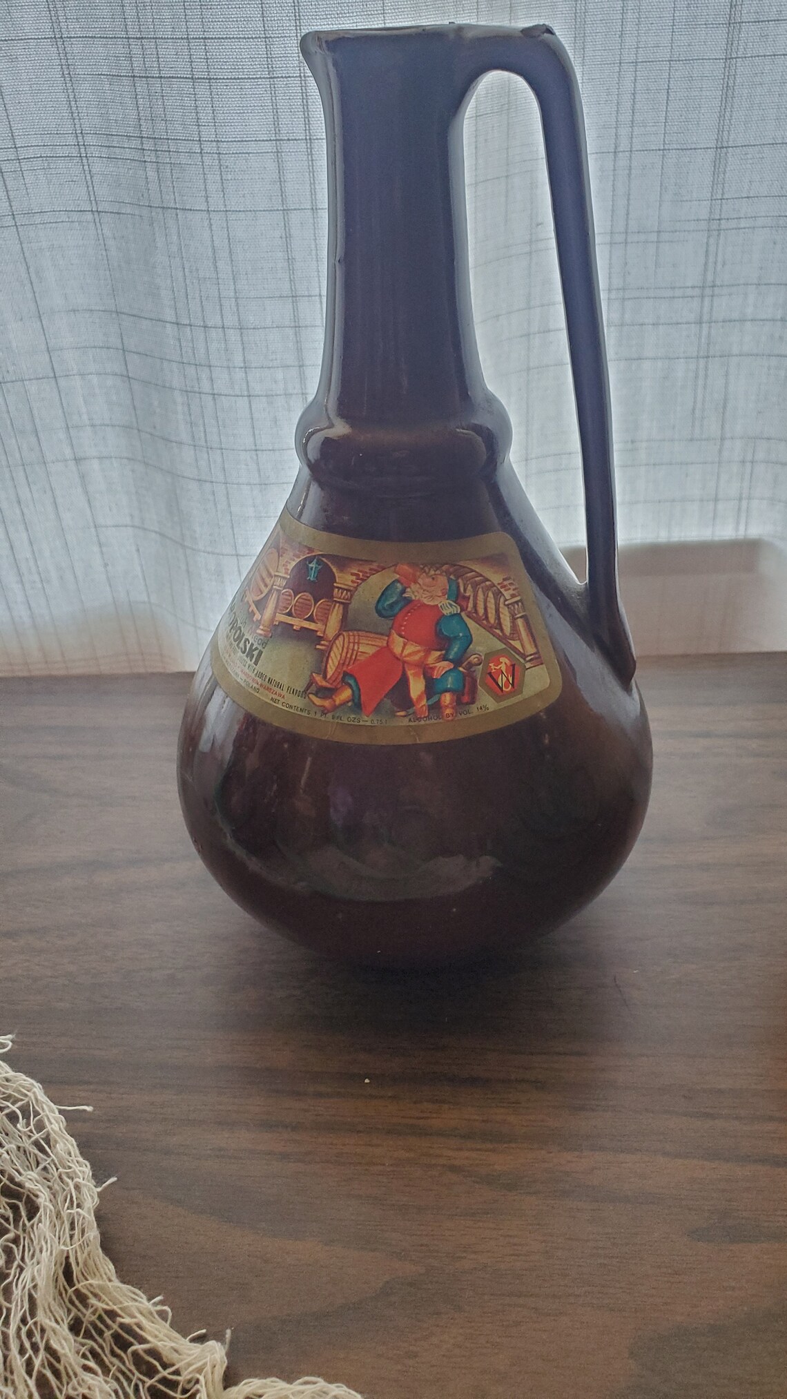 Vintage Staropolski Mead Ceramic Bottle Etsy UK