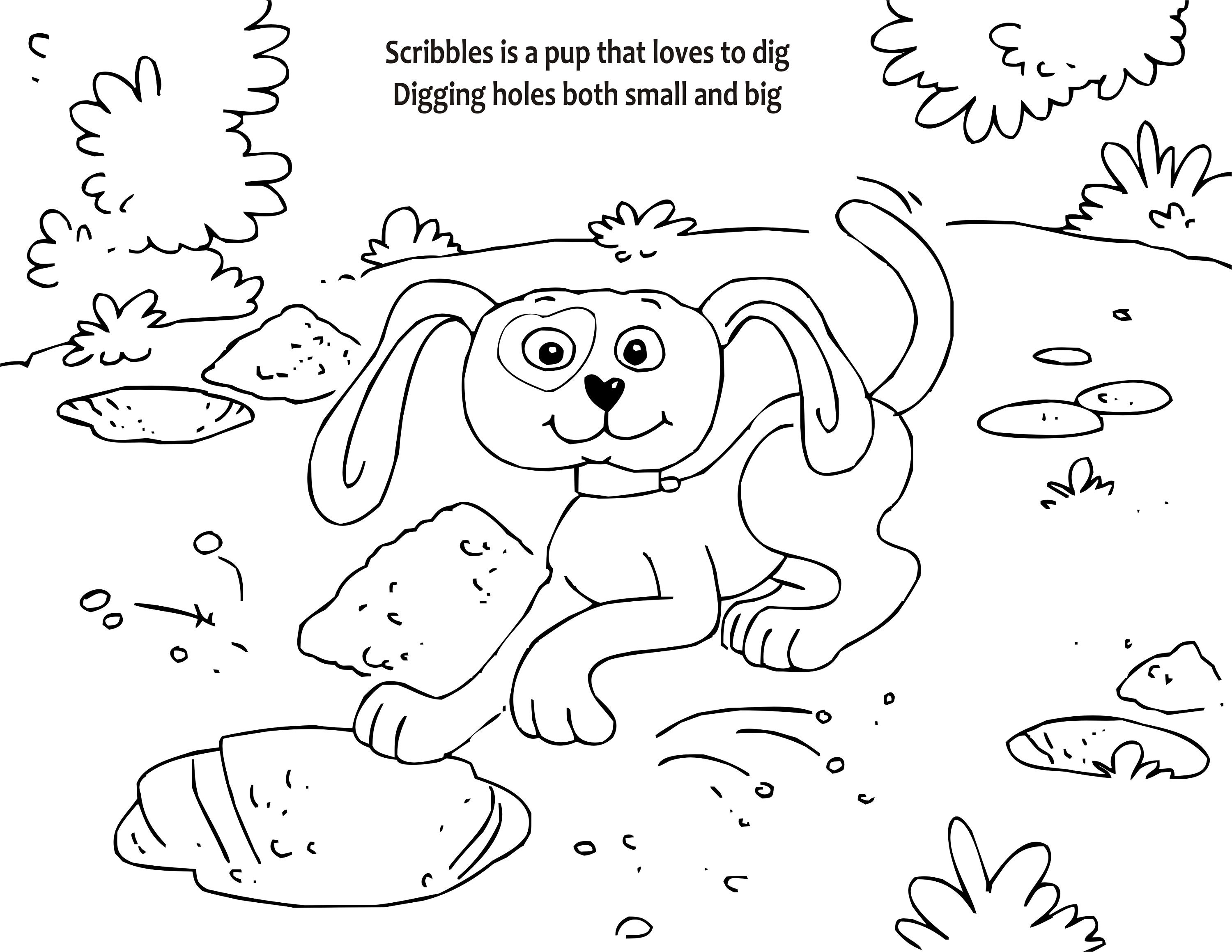 Printable Children's Storybook and Coloring Pages for Kids | Scribbles ...