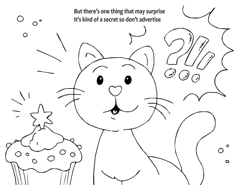 Printable Children's Storybook and Coloring Pages for Kids - Etsy