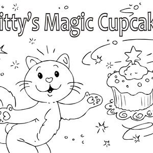 Printable Children's Storybook and Coloring Pages for Kids - Etsy
