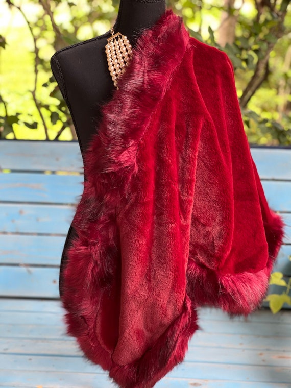 Burgundy winter cheap scarf