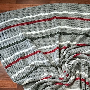 CROCHET PATTERN - Christmas Traditions Throw Blanket Pattern - Crochet Throw Blanket Pattern - Christmas Throw Blanket Pattern