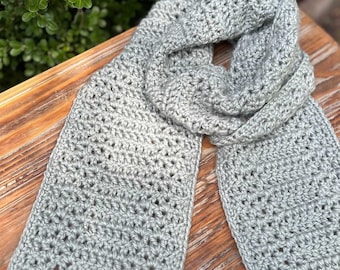 Easy V-Stitch Scarf Pattern: Canyon Trail Scarf, Beginner Friendly (PDF Download)