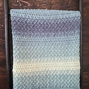 Mason Lake Crochet Baby Blanket Pattern: Easy Beginner Project (PDF Pattern)
