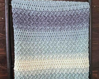 Mason Lake Crochet Baby Blanket Pattern: Easy Beginner Project (PDF Pattern)