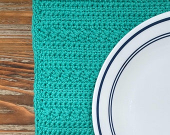 Parker Creek Crochet Placemat Pattern – Easy Textured Placemat (PDF Pattern)