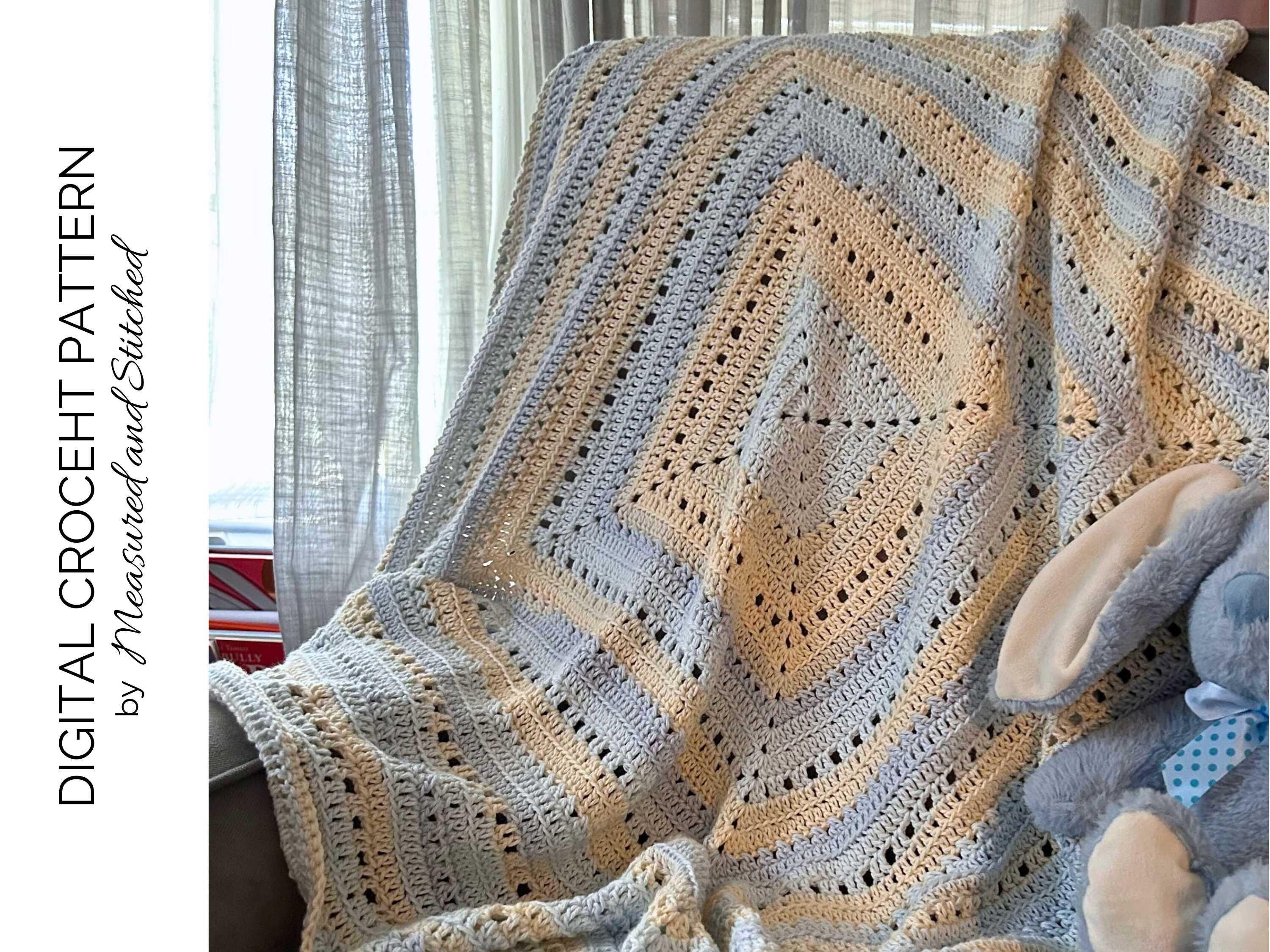 CROCHET PATTERN Echo Cove Baby Blanket Pattern Crochet Baby