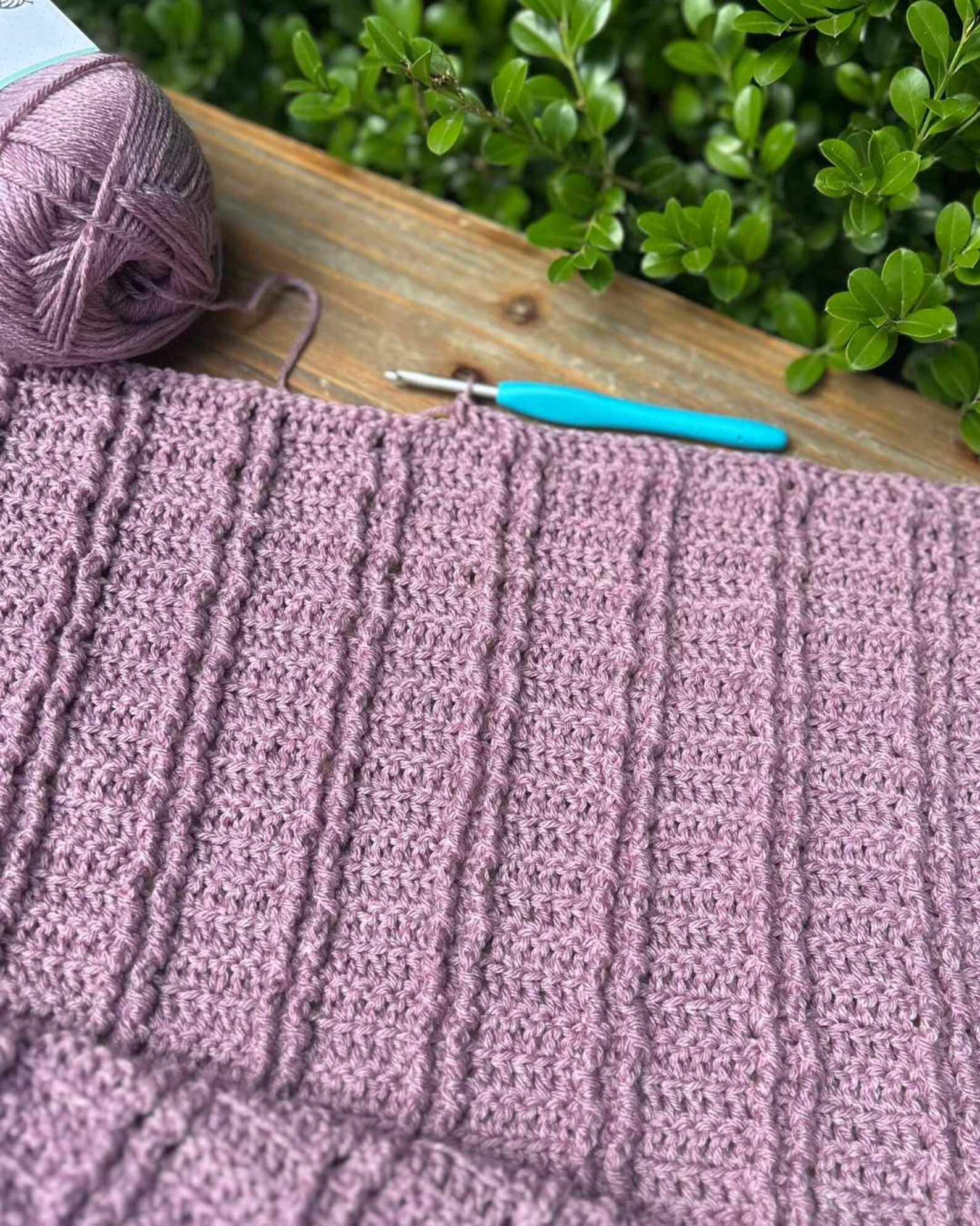 Twin Ridges CROCHET PATTERN - Twin Ridges Baby Blanket Pattern - Ribbed Crochet ...