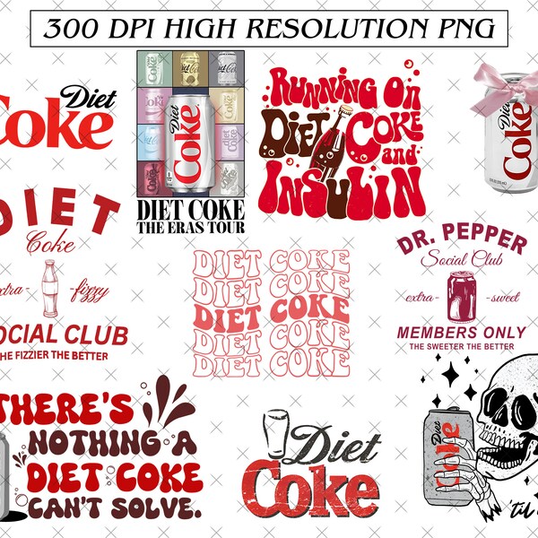 I Need a Diet Coke Png, Trendy Funny Png, Diet Coke Bottles Png, Gift for Diet Coke Lover Png, Soda, vsco Girl