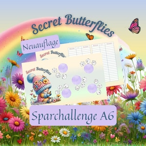 Secret Butterflies / Würfel - Rubbel Sparchallenge A6